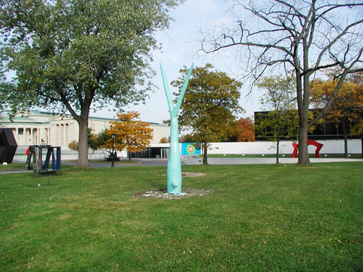 Historypin: Franz West's Sculptures at the Albright-Knox | Buffalo